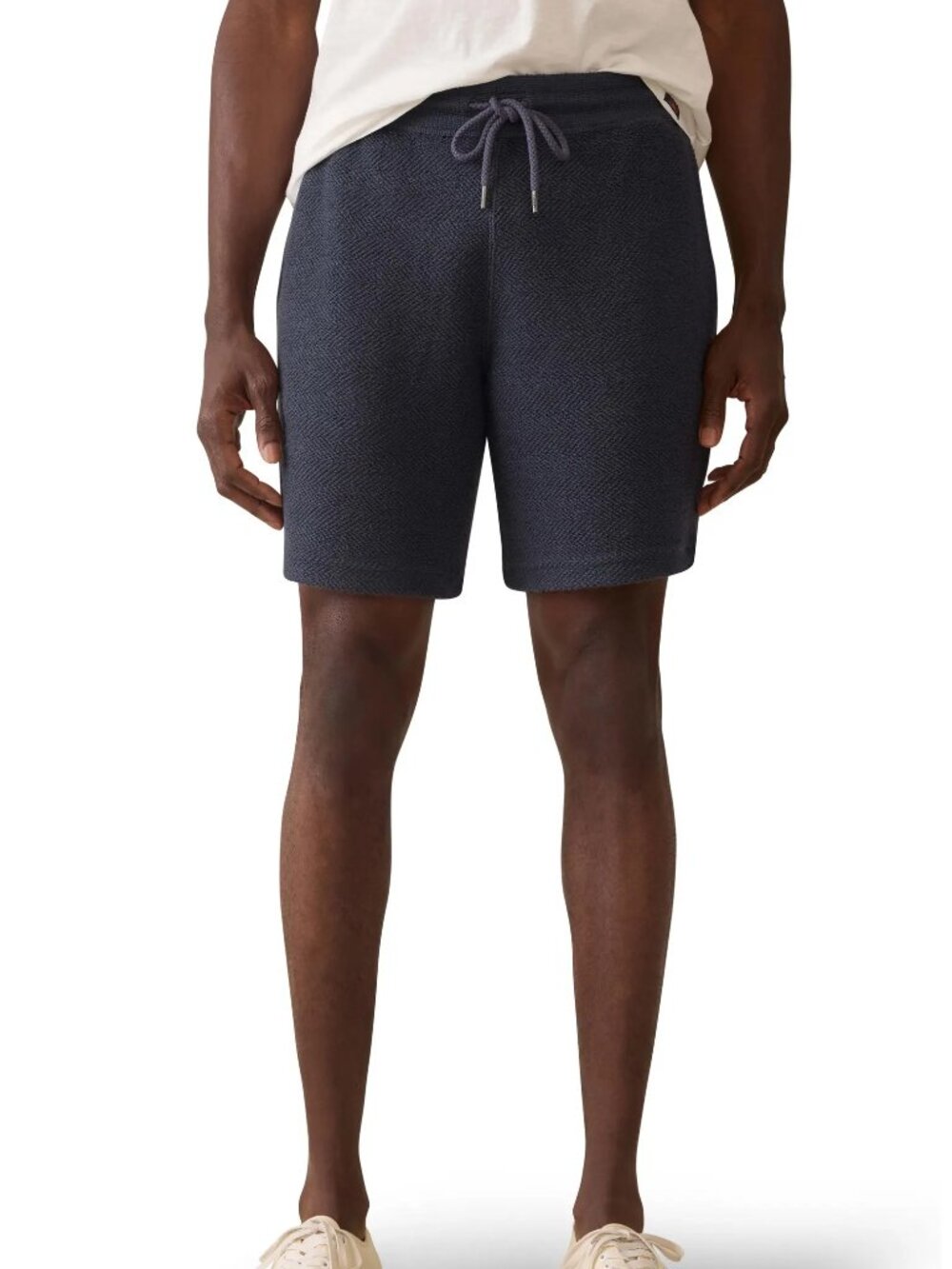 Faherty Whitewater Knit Drawstring Shorts in Dusk